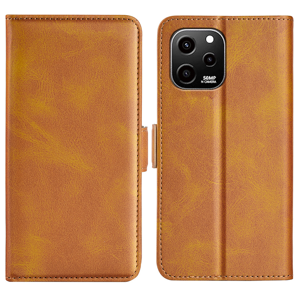 For Huawei nova Y61 4G PU Leather Cell Phone Cover Dual Magnetic Clasp Calf Texture Case Foldable Stand Wallet For Huawei nova Y61 4G PU Leather Cell Phone Cover Dual Magnetic Clasp Calf Texture Case Foldable Stand Wallet